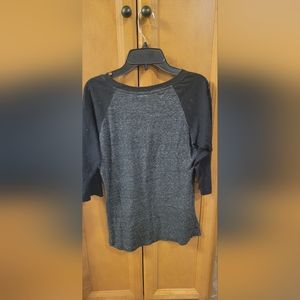 Forever 21 Black Baseball Tee